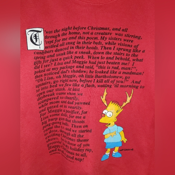 Vintage 'The Simpsons' Sweater - Picture 2 of 5